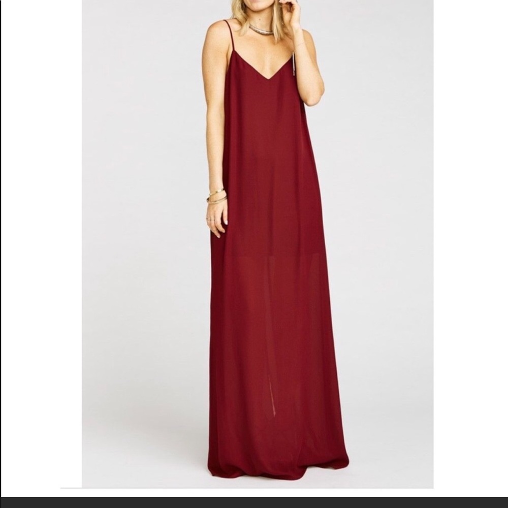 Show Me Your Mumu Red Wine Jolie Dress